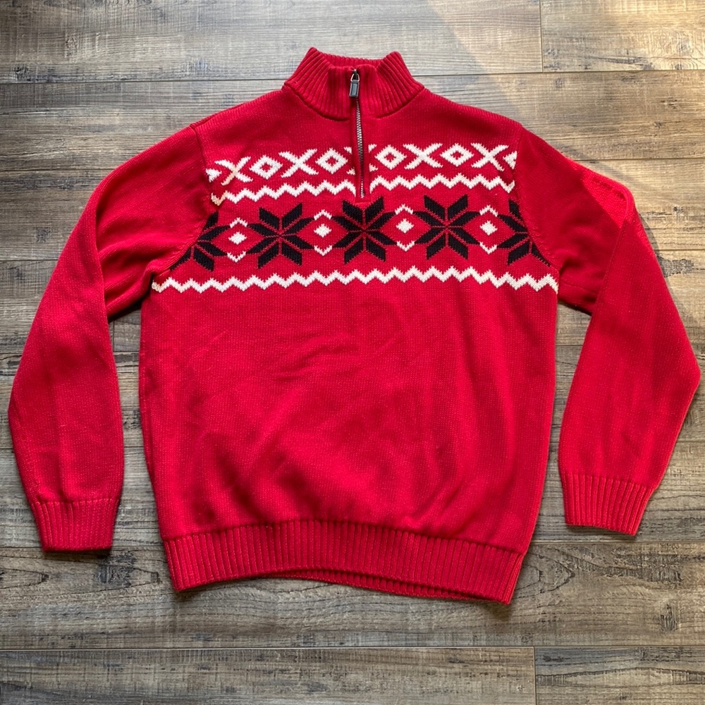 Chaps snowflake christmas sweater